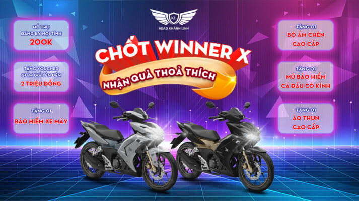 Chốt ngay Winner X tại Honda Khánh Linh ngay