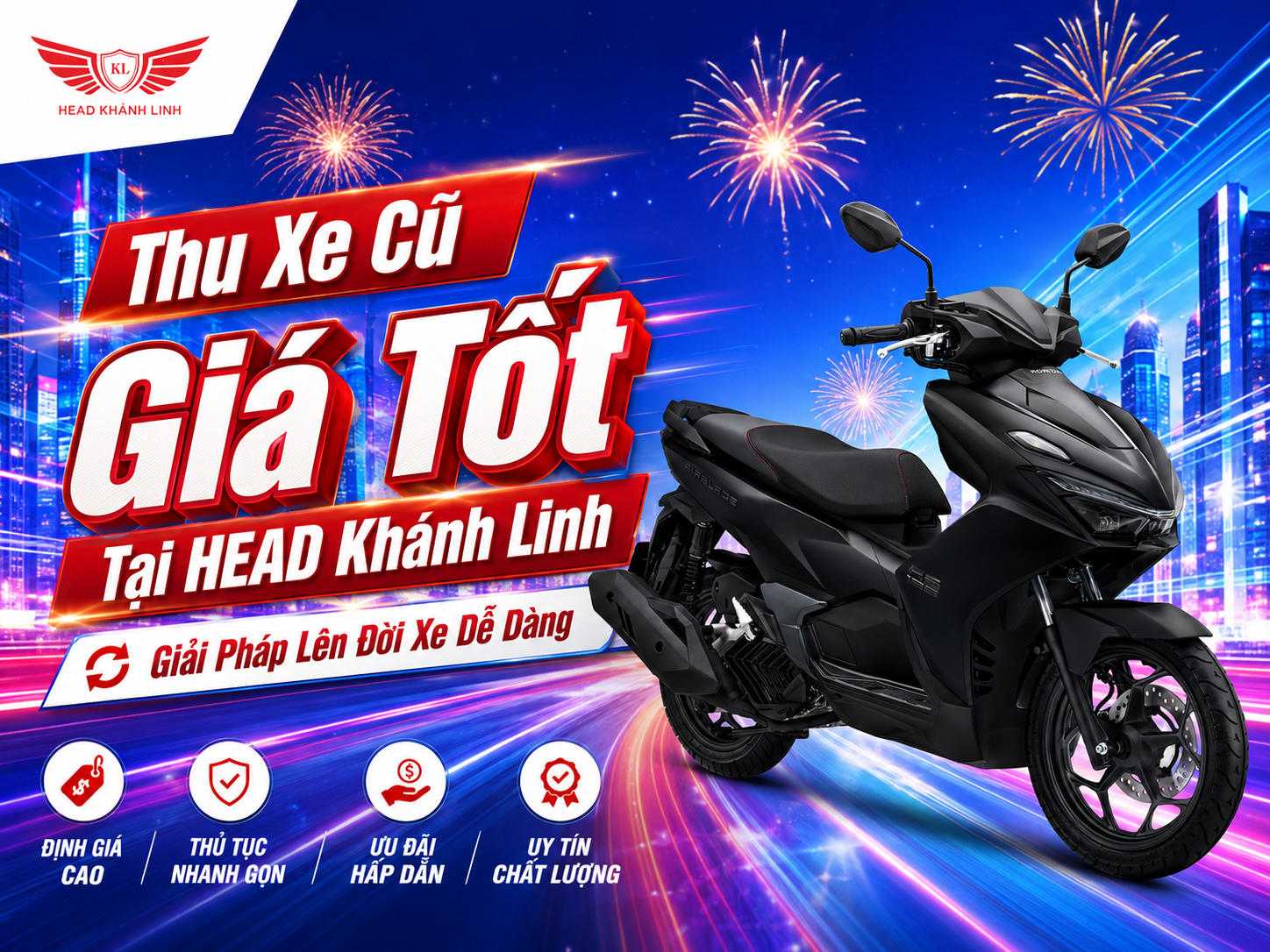 Thu Xe Cũ Giá Tốt Tại HEAD Khánh Linh – Giải Pháp Lên Đời Xe Dễ Dàng