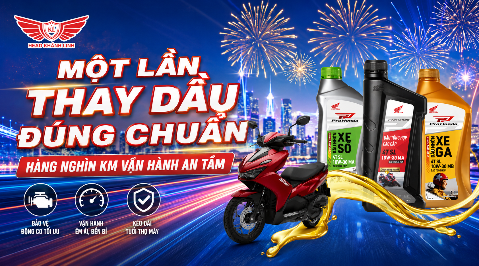 Một lần thay dầu đúng chuẩn – Hàng nghìn km vận hành an tâm