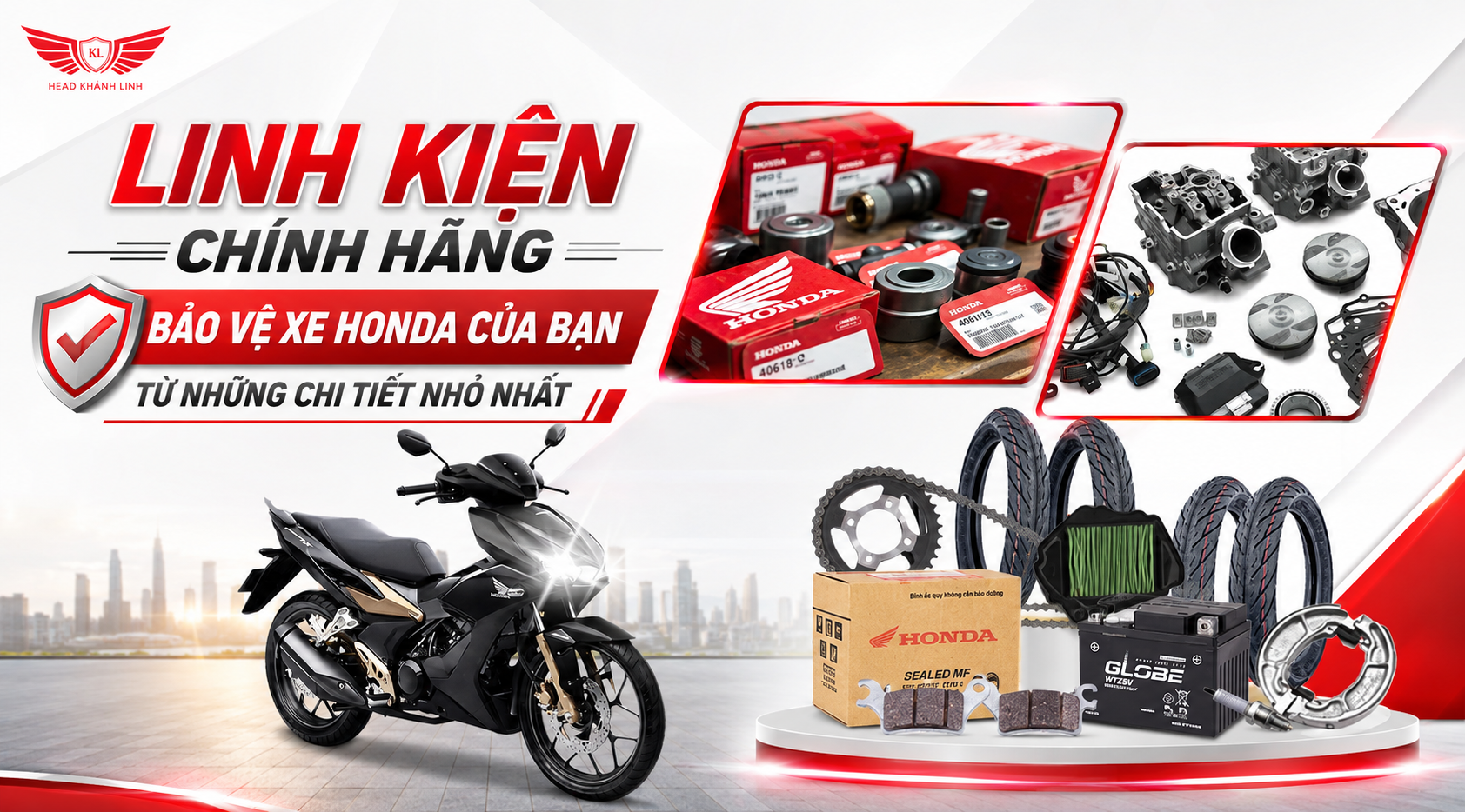 Linh Kiện Chính Hãng Bảo Vệ Xe Honda Của Bạn Từ Những Chi Tiết Nhỏ Nhất