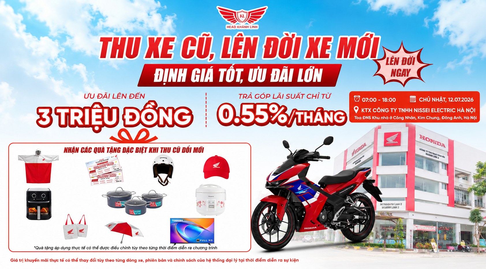 head khánh linh - thu xe cũ lên đời xe mới